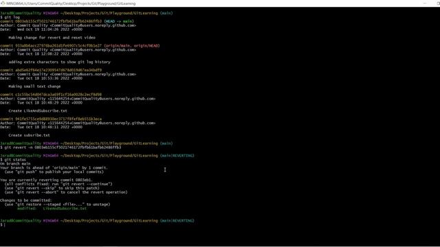 9. Git Revert and Git Reset made easy! смотреть онлайн