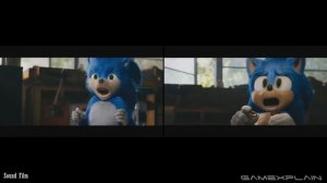 "Соник в кино". Различия дизайна Соника