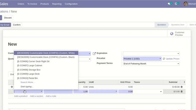 Customer Sales Order History - New Price & Pricelist Field Odoo смотреть онлайн