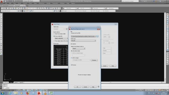 Tutorial AutoCAD insert file ms. excel ke AutoCAD смотреть онлайн