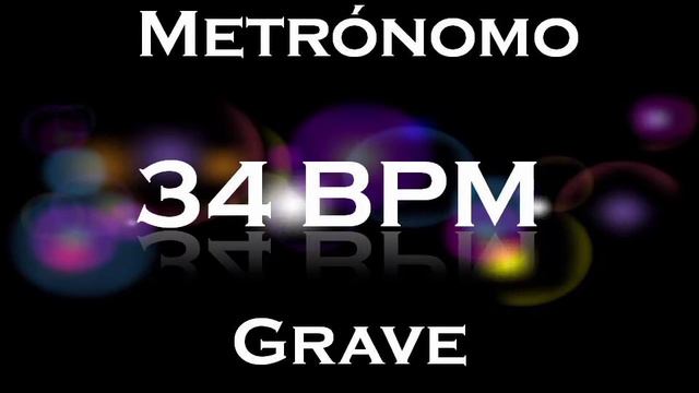 34 BPM Metronome Metrónomo Métronome Metronom Metronomo Metrônomo