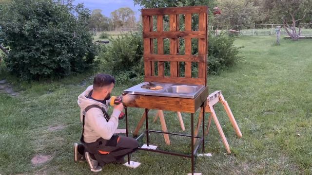 ДАЧНЫЙ УМЫВАЛЬНИК ИЗ ПОДДОНА смотреть онлайн