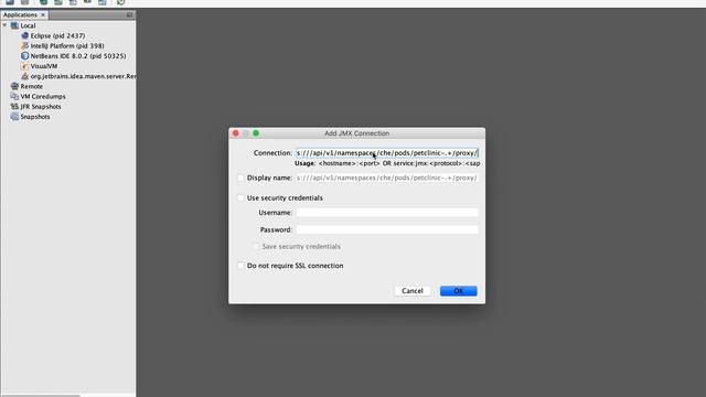 (works in progress) connect Visual VM to a JVM running in kubernetes using jolokia смотреть онлайн