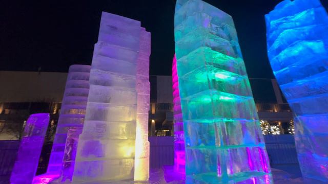 Ледовые скульптуры на фестивале «Ледовая Москва: В кругу семьи» смотреть онлайн