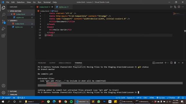 Moving Files to the Staging Area in Git – Explained in Sinhala смотреть онлайн