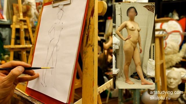 Наброски. Акварель. 2 часть смотреть онлайн