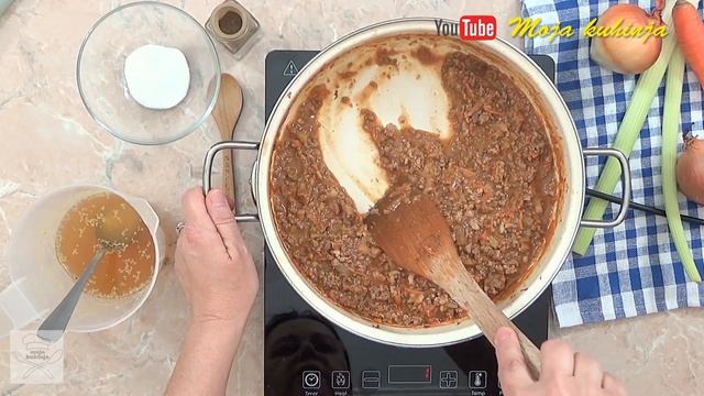 spagete bolonjeze sa mlevenim mesom i bolonjeze sos - ORIGINAL ITALIJANSKI recept смотреть онлайн