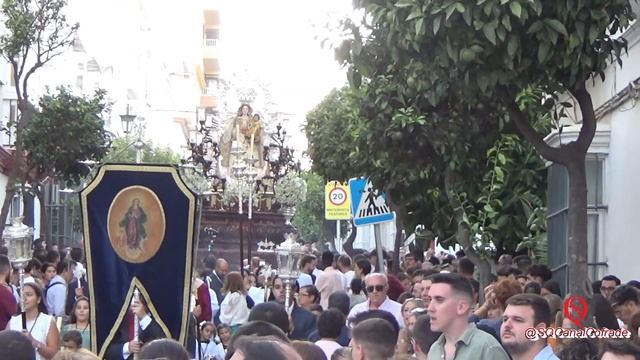 Virgen de las Mercedes (Hdad. Desamparados) en la calle Colón - Magna Mariana 2023 смотреть онлайн