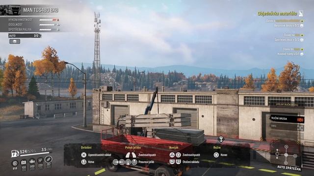 Snow Runner Man TGS 8x8 Nakládka panelů pomocí volantu смотреть онлайн