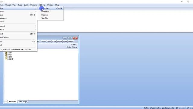 Introduction to EVIEWs смотреть онлайн