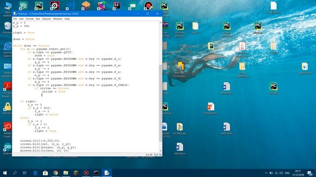 PYTHON: Создаем свою первую простую игру смотреть онлайн