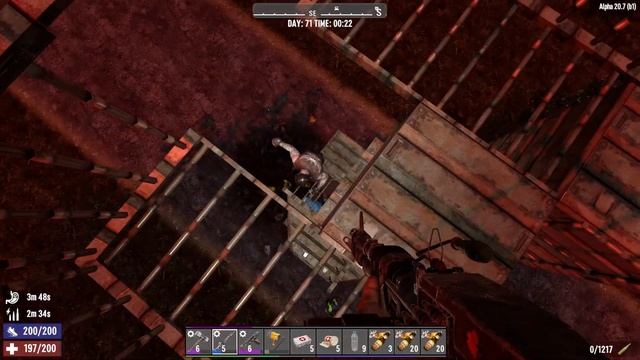 Glock9 3x3 Horde Base Challenge (7 days to die) смотреть онлайн