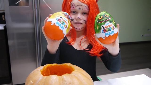 №Halloween #pumpkin. Вырезать тыкву на #Хэллоуин. / #KatyaToysTV / #KTTV смотреть онлайн
