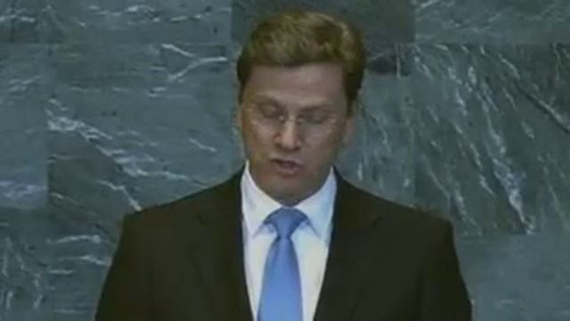 Guido Westerwelle vor der UNO смотреть онлайн