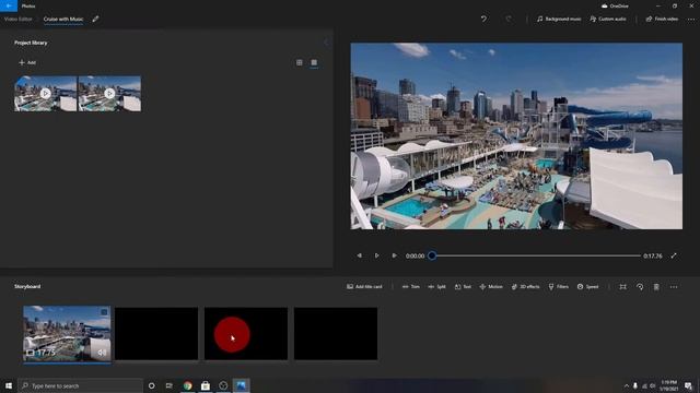 How to Add Music to a Video | Free | Windows 10 Video Editor смотреть онлайн