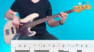 Gorillaz - The Lost Chord | Bass Cover with Play Along Tabs