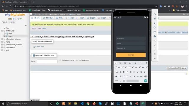 Android Login Register using PHP MySQL and SQLite | CodeDecode смотреть онлайн