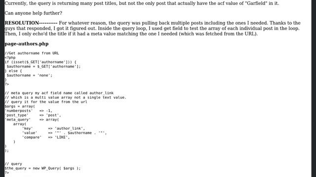 Wordpress: How can you query posts by advance custom field when the value is a serialized array? смотреть онлайн