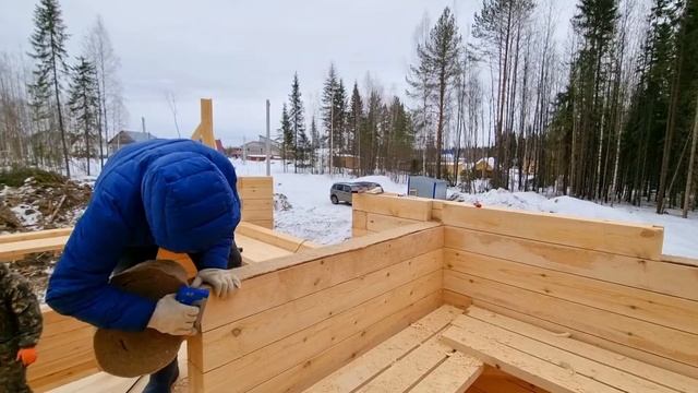 Построить дом из бруса 6 на 9 с террасой в Сыктывкаре. Этапы и процесс строительства дома с эркером смотреть онлайн