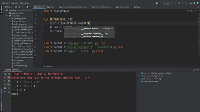 Недостаточная производительность, Codewars 5kyu смотреть онлайн