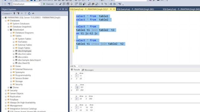 What is the difference between CROSS JOIN and FULL OUTER JOIN? смотреть онлайн