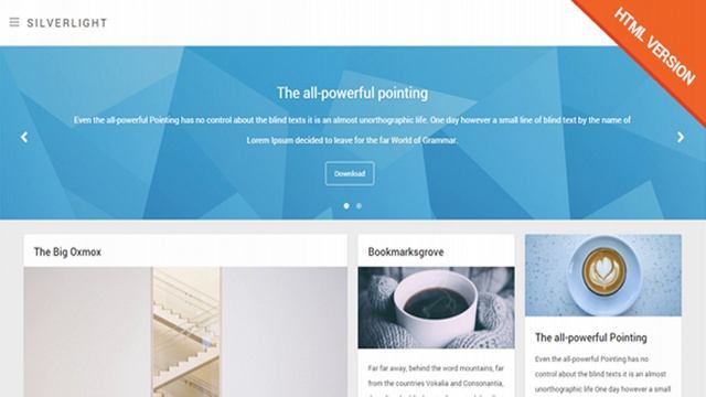 Silverlight - Responsive Masonry HTML Template | Themeforest Website Templates and Themes смотреть онлайн