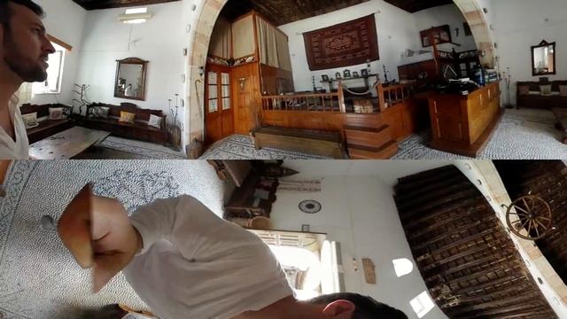 gear 360 , панорамное видео из ресторана-музея «Домик Капитана», остров Родос, Линдос смотреть онлайн