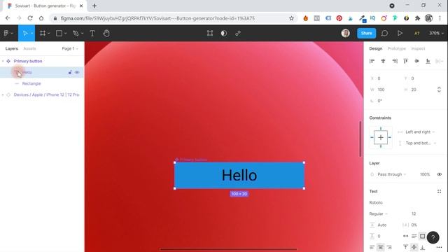 #6 Как создать кнопки в Фигме плагином Button Generator. How to create buttons in Figma with plugin смотреть онлайн
