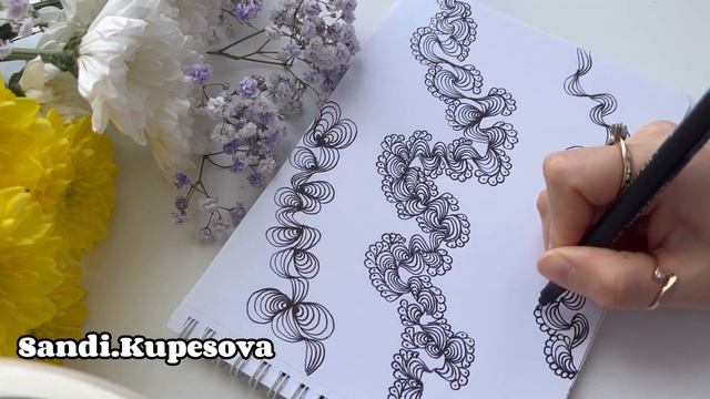 Meditative drawing / Relaxation/ Медитативное рисование /Расслабление #3 ? смотреть онлайн
