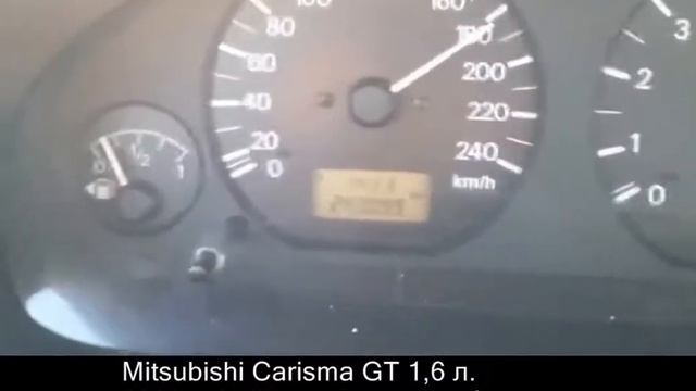 Mitsubishi Carisma GT 1,6л смотреть онлайн