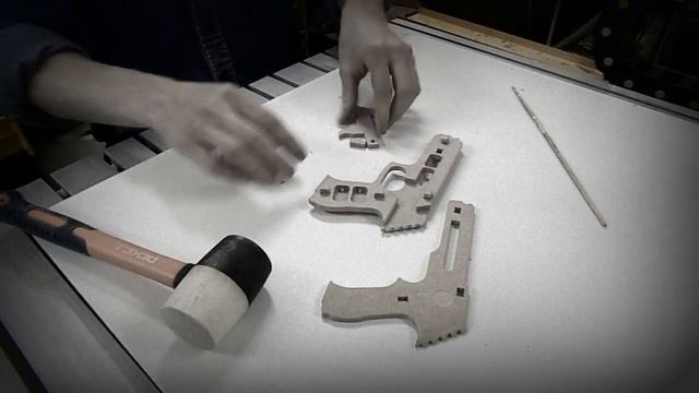 Сборка пазла-пистолета-резинкострела ОЦ-33.5а смотреть онлайн