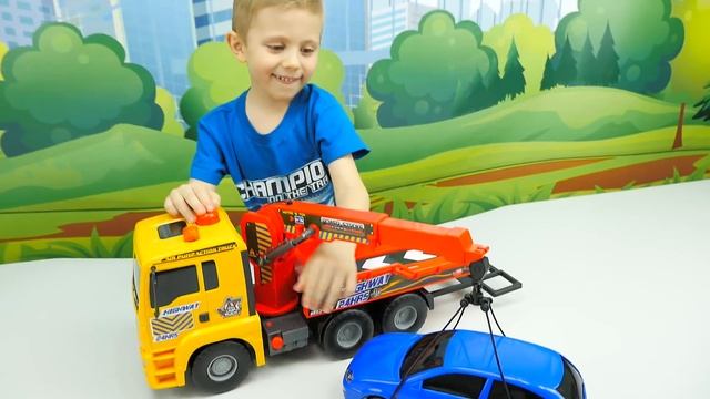МАШИНКИ ДЛЯ ДЕТЕЙ СТРОИТЕЛЬНЫЕ ГРУЗОВЫЕ И РАБОЧИЕ - Развивающее видео для детей смотреть онлайн