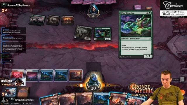 ? MTG Arena: Bronze To Mythic: Episode 10 - Starting Rank: Platinum 4 (March of the Machine) смотреть онлайн