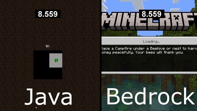 where will the world be generated faster? java vs bedrock смотреть онлайн