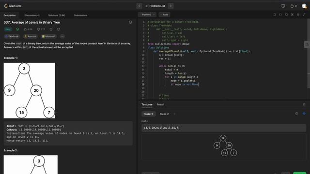 LeetCode 637 - Average of Levels in Binary Tree: A Microsoft Journey смотреть онлайн