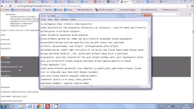 FTP Bilgileri İle Hacking