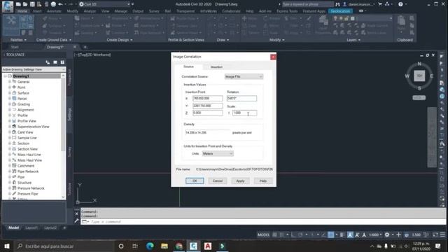COMO INSERTAR IMAGENES GEOREFERENCIADAS EN CIVIL 3D. смотреть онлайн
