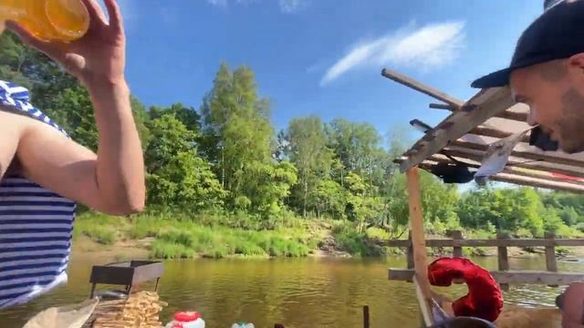 Плот Ветлуга 2022 сплав на плоту по реке с мотором смотреть онлайн