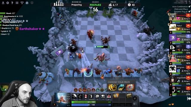 dota auto chess - gods and orcs combo by queen player - queen gameplay auto chess - gods build смотреть онлайн