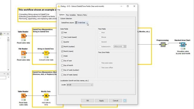 Extract Date&Time Fields Node смотреть онлайн