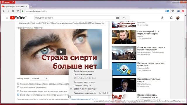 #12 Как вставить видео на сайт с YouTube. Пример с Wordpress. Встроить видео без плагина смотреть онлайн