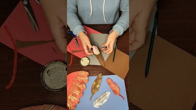 Сказочные пёрышки из фоамирана для новогодних поделок! #diy #новогодниеподелки #поделкисдетьми смотреть онлайн