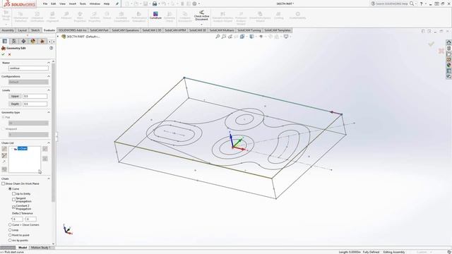 SolidCAM - Programming with only a 2D Sketch смотреть онлайн