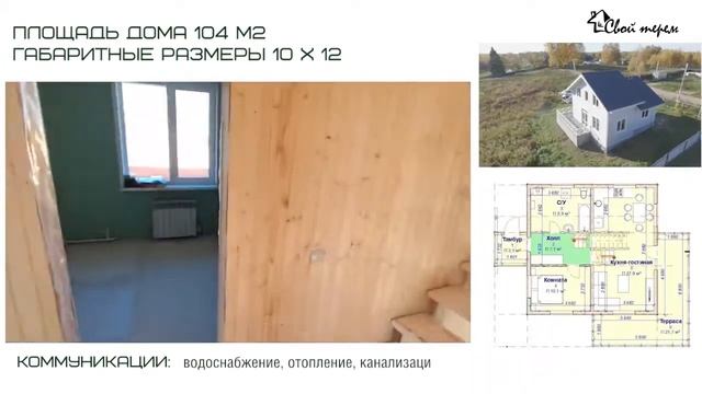 Продажа нового дома в ЖК Назарово, с отделкой и коммуникациями. Свой Терем. смотреть онлайн