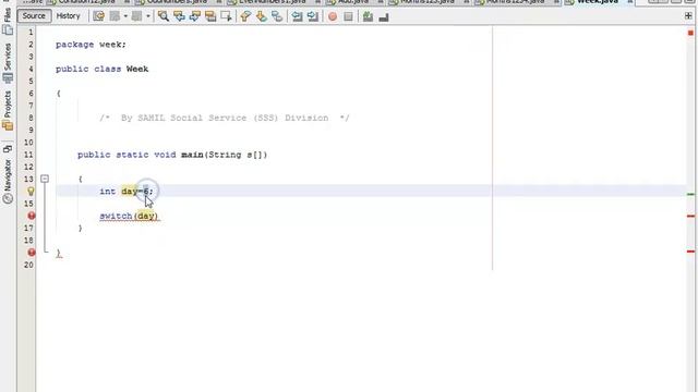 JAVA Lecture 23 Week Days Using Switch Case (Teacher 2) By SAHIL Social Service (SSS) Division смотреть онлайн