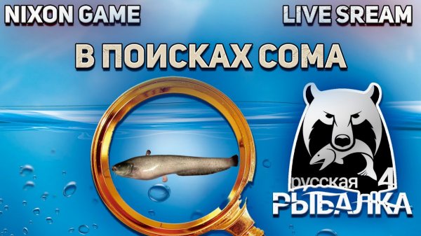 Nixon Game в Поисках Сома! Стрим В игре:Русская Рыбалка 4!РР4! Russian Fishing 4!RF4!