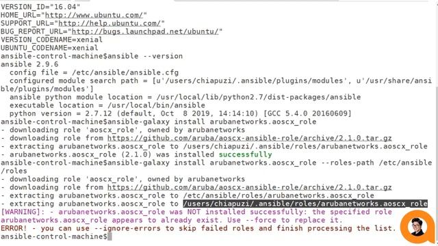 aoscx_role in Ansible - Aruba Bots Ansible Series 04 смотреть онлайн