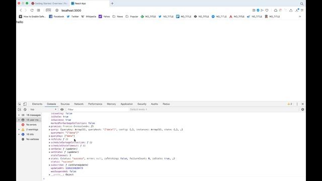 React js react-query : useQuery смотреть онлайн