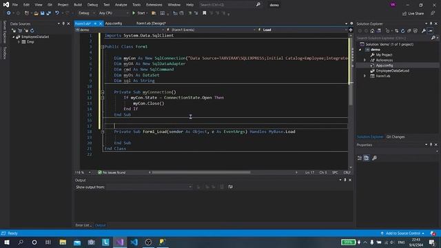 Visual basic: วิธีการเพิ่มข้อมูลในฐานข้อมูล (SQL server) смотреть онлайн
