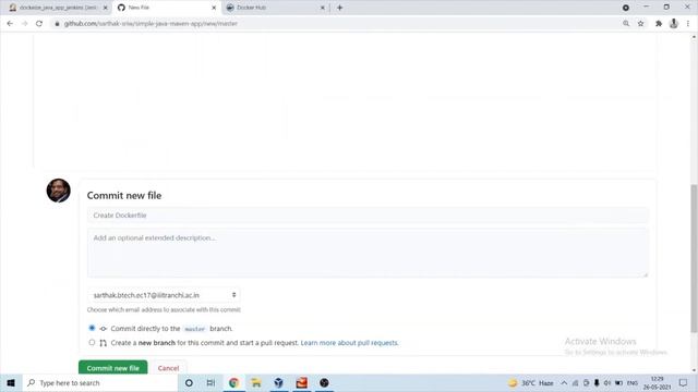 Containerizing a simple Java app using Jenkins and pushing image to Dockerhub смотреть онлайн